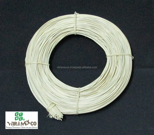 Núcleo de Ratán Redondo, Natural, Duradero y Flexible, Material de Ratán Suave y Resistente para Fabricación de Muebles, Cestería y Manualidades - Product Image 2