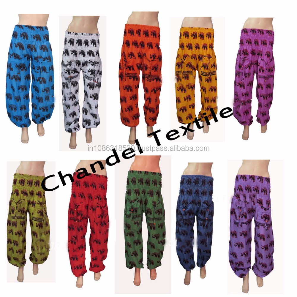 Ttricche Pantaloni Harem Unisex Casual Boho Aladdin Alibaba Harem - Foto 7