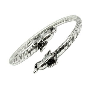 Bracelet manchette en argent sterling 925 Shri Ashapura Jewels, style bohème, motif chrétien, bijoux de mariage en argent uni - Product Image 3