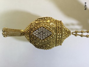 กระเป๋าลูกปัดปาร์ตี้สำหรับผู้หญิง H4174ทำมือกระเป๋าราตรีสีเงินทองช้อปปิ้งออนไลน์สำหรับคลัตช์โลหะทำด้วยมือในอินเดีย - Product Image 3