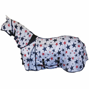 Shemax-alfombra con estampado de caballos y estrellas, cubrebocas completo, protección contra insectos - Product Image 3