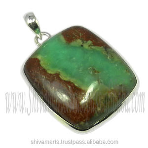 Colgante de crisoprasa de nuevo diseño, colgantes y dijes de joyería fina de plata esterlina india, Collar personalizado - Product Image 2