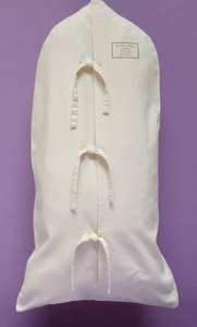 Sac de costume en PVC avec housse de costume, sac en coton avec couverture pour robe de mariée - Product Image 2