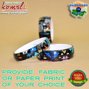 ผ้าใส่ลามิเนตที่ทำด้วยมือเครื่องประดับสร้อยข้อมือและกำไลสำหรับขนาดใหญ่ข้อมือกำไลข้อมือสร้อยข้อมือ - Product Image 4