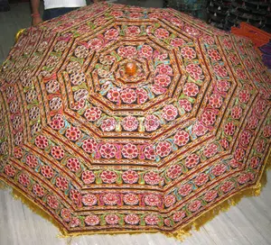 Brodé À La Main indienne Parasols De Jardin - Product Image 1
