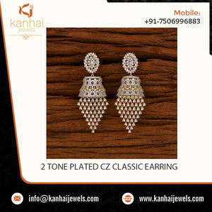 ผู้หญิงแฟชั่น Cz ต่างหูและขายส่งเครื่องประดับเทียม52750 - Product Image 2