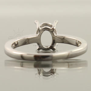 10x12mm Oval 925 Sterling Silver Gemstone Designer <b>Indian</b> Wedding & Party Unisex Jewelry <b>Ring</b> Semi Mount Setting - Product Image 5