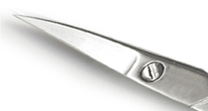 Tijeras para Cejas NGHIA de Alta Calidad ES-01, Acero Inoxidable con Acabado Gris, 89 mm, Origen Vietnam - Product Image 2