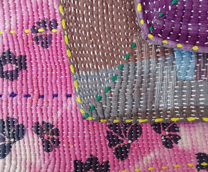 Edredón bordado a mano vintage Manta Kantha de la mejor calidad - Product Image 4