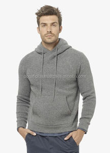 เสื้อฮู้ดดี้ผ้าฝ้ายคอไขว้กันน้ำ ป้องกันรอยยับ สำหรับผู้ชาย แบบ OEM ตามสั่ง - Product Image 3