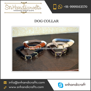 ปลอกคอสุนัขหนังแท้ทำมือสุดหรูสำหรับการสั่งซื้อ - Product Image 1