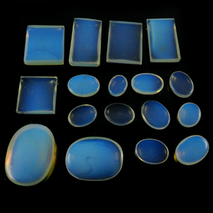 Pierres précieuses naturelles en Opalite, 17 pièces, 100 gms, forme libre, pour bijoux, IG0693 - Product Image 1