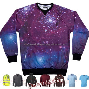 Men's Polyester Sublimation Crew Neck Sweatshirt Women's Hoodies & Sweatshirts - Product Image 3