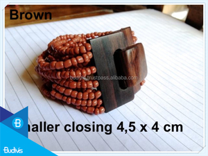 สร้อยข้อมือลูกปัดตะขอไม้ขายส่งอินโดนีเซียราคาถูก - Product Image 3