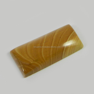พลอยหลวม3.30 Gms Cabochon ที่สวยงามสี่เหลี่ยมผืนผ้า12X27มม. Wagul Jasper ธรรมชาติ IG0252 - Product Image 1