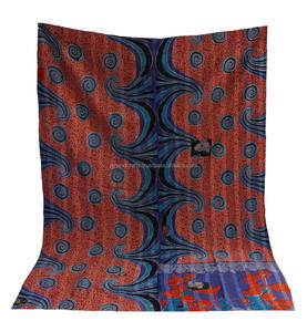 Vente en gros Sari Kantha Couverture Pur Coton Vintage Kantha Quilt - Product Image 3