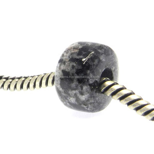 Cuentas de piedras preciosas de jaspe Orbicular 21cts piedra facetada negra 16x10mm x 5,5 redondo liso suelto para la fabricación de joyas - Product Image 3