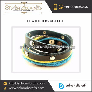 Handmade Magic <b>Leather</b> Stud <b>Bracelet</b> Dealer and Supplier at Wholesale Price - Product Image 1