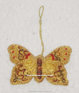 Handmade Beaded Christmas Ornament - Product Image 1