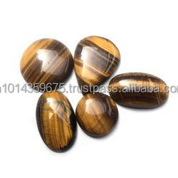 Cabujones redondos de ojo de Tigre, cristales sueltos, piedras curativas, piedras preciosas naturales calibradas - Product Image 5