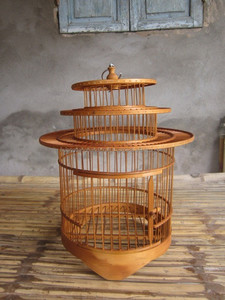 Maisons d'animaux en bambou, panier à oiseaux, fait main - Product Image 2