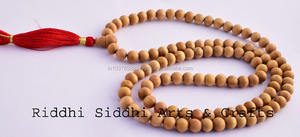 Perles mala en bois de santal, pierres naturelles, perles de bois de santal myore, vente en gros - Product Image 2