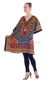 ชุดเดรสราตรีผ้าซาตินนุ่มเนียนของผู้หญิงชุดเดรสฮิปปี้ชุดเดรสคาฟตัน Maxi Tunic อิทธิพลกิโมโนสไตล์แอฟริกันไซส์พิเศษผ้าเรยอน" - Product Image 2