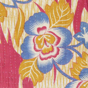 Indian Vintage Cotton <b>Kantha</b> Work <b>Quilt</b> / Throws / Gudari /Blankets Old Bedspread GD034 <b>Kantha</b> Work <b>Quilt</b> Indian Reversible - Product Image 4