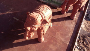 Estatua de Ganesha de estilo moderno, Material de fibra duradero para decoraciones de boda - Product Image 6