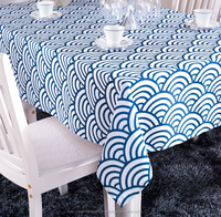 Nappes de table luxueuses personnalisées en coton écologique à motifs floraux imprimés, fabriquées à la main, au prix de gros en Inde