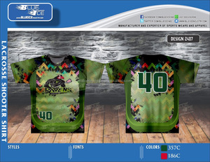ผู้ผลิตและส่งออกเสื้อลาครอสแบบซับลิเมชั่นตามสั่ง และชุดฮอกกี้แบบกำหนดเอง |   เสื้อฮอกกี้น้ำแข็งแบบซับลิเมชั่น โพลีเอสเตอร์ 100% - Product Image 3