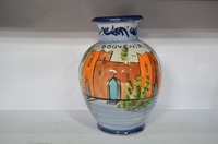 Vase en céramique émaillée artisanale marocaine, écologique, inspiré de la ville de Marrakech, décoration pour la maison et les hôtels, beau cadeau, vente en gros