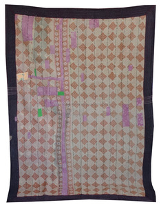 ผ้านวมผ้าฝ้ายส่าหรีสไตล์วินเทจผ้าแคนธาโยนขายส่ง - Product Image 2