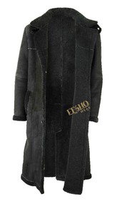 Vestes en cuir de style européen pour hommes sur mesure manteaux col à capuche doublure en fourrure de mouton imperméable tenue d'hiver décontractée à l'avant - Product Image 2