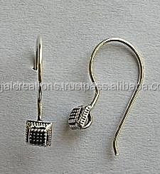 <b>Silver</b> Earwire at Best Price in India Sterling <b>Silver</b> Ear <b>Wire</b> for Jewellery Making Sterling <b>Silver</b> Findings Ear <b>Wires</b> - Product Image 2