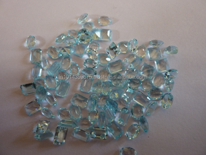Gema de Topacio azul cielo en forma de pera, piedras preciosas naturales sueltas para joyería de plata - Product Image 6