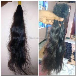 ผมดิบแบบมนุษย์ผมเรมี่อินเดียบริสุทธิ์คลื่นลึก hair.100 % ไม่ผ่านกระบวนการทั้งหมดผมผู้บริจาคคุณภาพสูงหนึ่งคนปลายหนา - Product Image 3