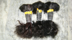 Extensiones de cabello humano a granel superventas 2025 de textura ondulada Remy DE LA India con buenos tamaños y color excelentes comentarios - Product Image 6