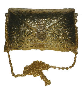 <b>Vintage</b> Brass Women's Brass Metal Antique Silver Sling <b>Bag</b> - Product Image 1