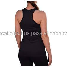 custom oem ladies fitted gym stretchable tank tops - Product Image 5
