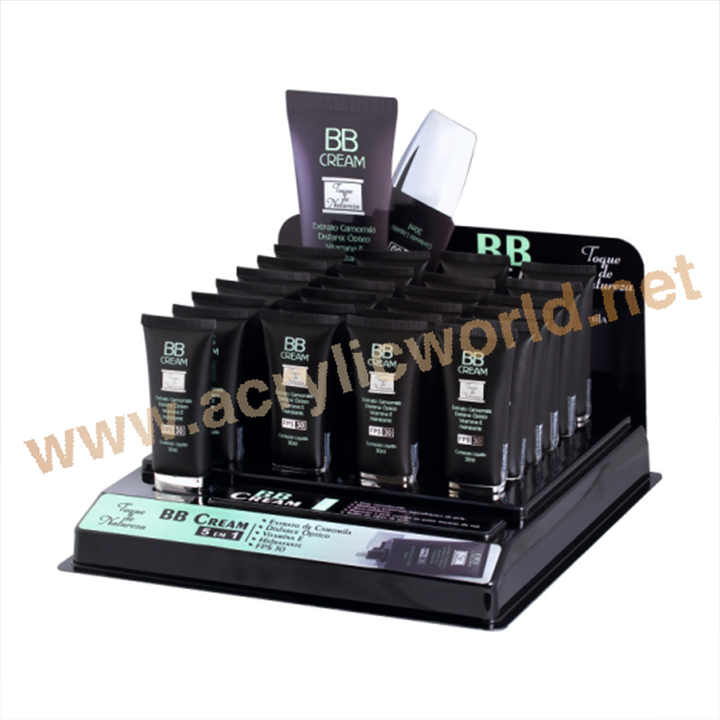Creative Beauty Supply Store Make up Store Counter Top Acrylic Eyeshadow Eyelash Cosmetic Display