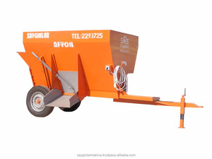 Mezcladora Horizontal de Alta Productividad de 2m3, Mezcladora de Alimentación Horizontal de 220V con Nuevo Núcleo de Engranajes - Product Image 2