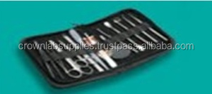 Kit de disección Juego de disección de acero inoxidable de 10 piezas Instrumentos quirúrgicos manuales en una bolsa - Product Image 3