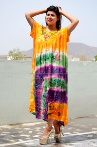 ชุด Kaftan ยาวหลากสีสำหรับผู้หญิง - Product Image 5