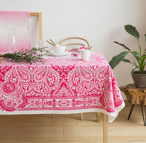 Fine Quality Table <b>Linen</b> for Restaurant Table <b>Linens</b> Large Size Printed Table Runner Wholesale in India - Product Image 6