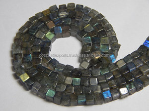 Cuentas Sueltas de Cristal de Labradorita de 4x5 mm Aproximadamente, Otras Formas, Piedras Preciosas de Alta Calidad, Color Azul Brillante, Certificadas por Terceros - Product Image 5