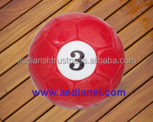 Logotipo personalizado serigrafiado cosido a mano 32 paneles látex vejiga billar balones de fútbol entrenamiento conjunto promocional para deportes - Product Image 3