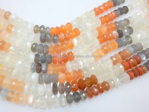 ลูกปัดมูนสโตนธรรมชาติคุณภาพเกรด AAA ทรงเหลี่ยม แบรนด์ Alifinternational รุ่น Alif_1255 ราคาโรงงาน - Product Image 1