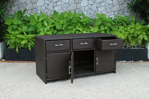 Armoire en osier et rotin PE pour le rangement, livraison gratuite de dernier Design - Product Image 2