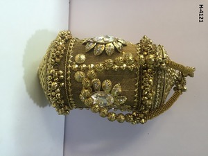 H4119 Pochette en métal faite à la main or argent sacs de soirée fourre-tout carré mode pierre perlée fête dames sacs à main achats en ligne - Product Image 3